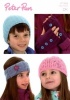 Knitting Pattern - Peter Pan P1143 - DK - Children's Accessories